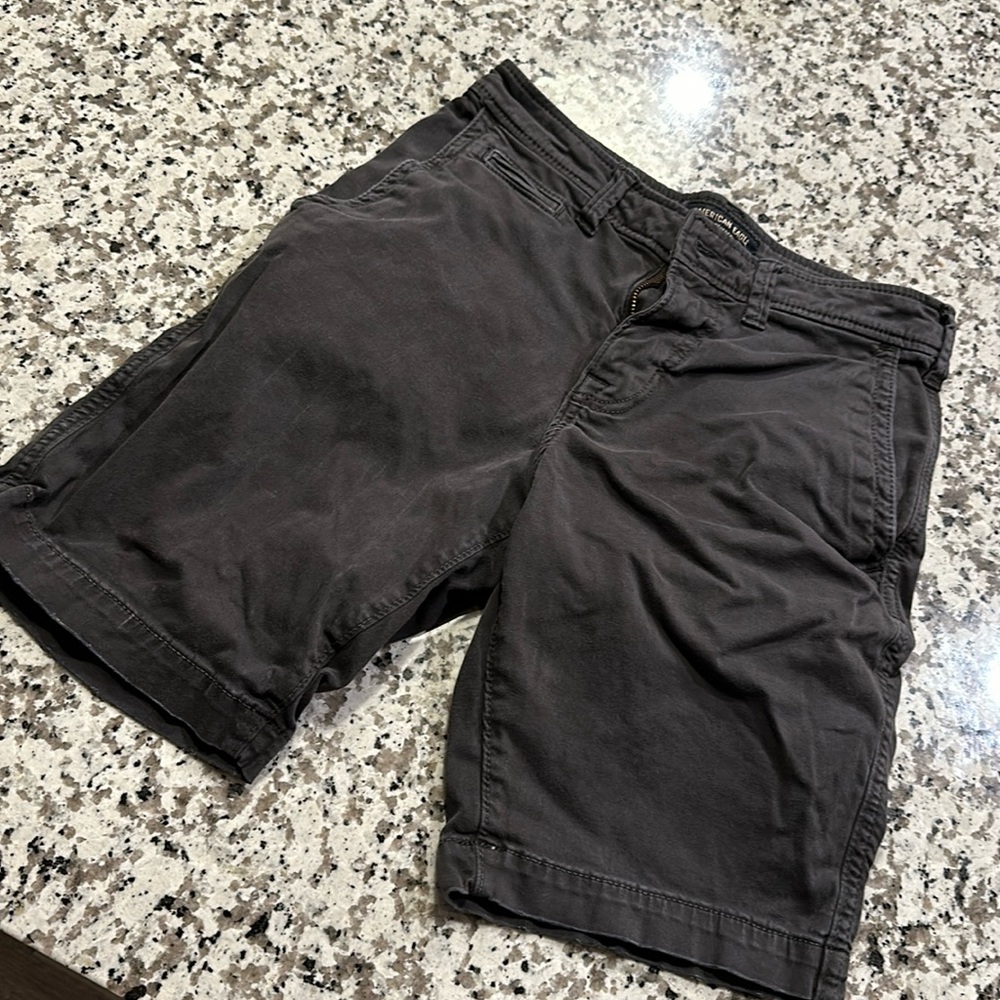 Black American Eagle extreme flex shorts